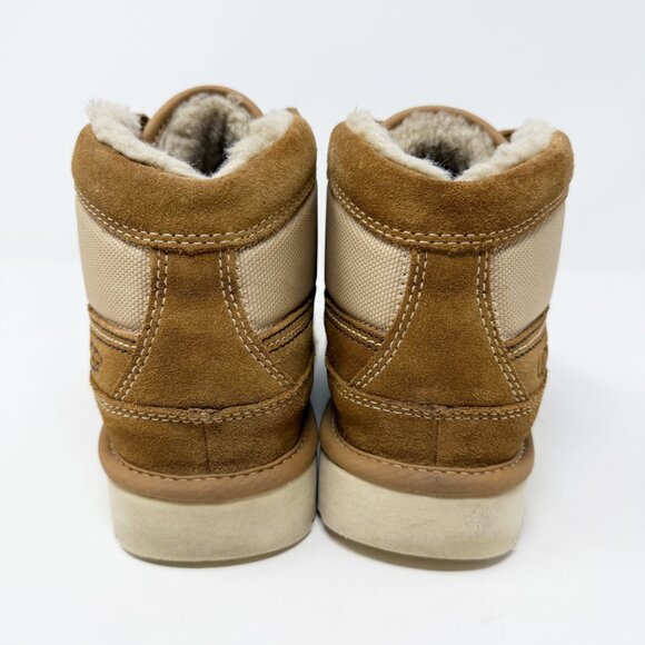 Ugg Chestnut Tan Highland Field Chukka Boots Women's Size 6 EUC Suede Lace Up - Picture 4 of 8